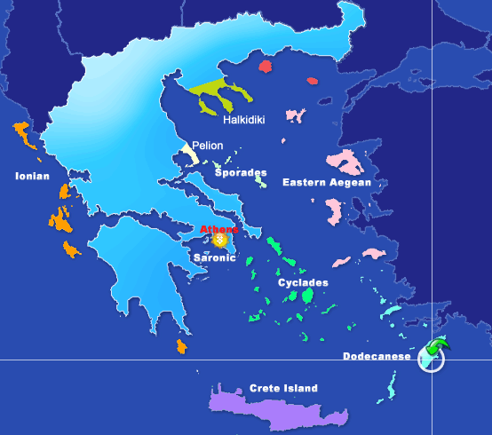 Rhodos je největší z Dodekanských ostrovů